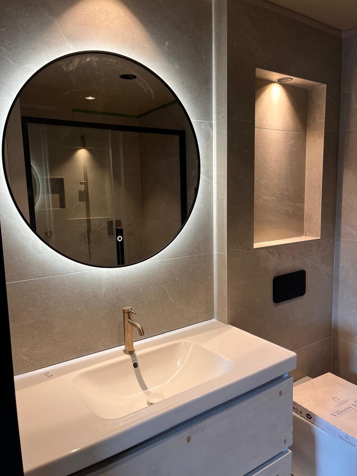 Bathroom renovation by Weir Construction Group in Chesterfield, Derbyshire
